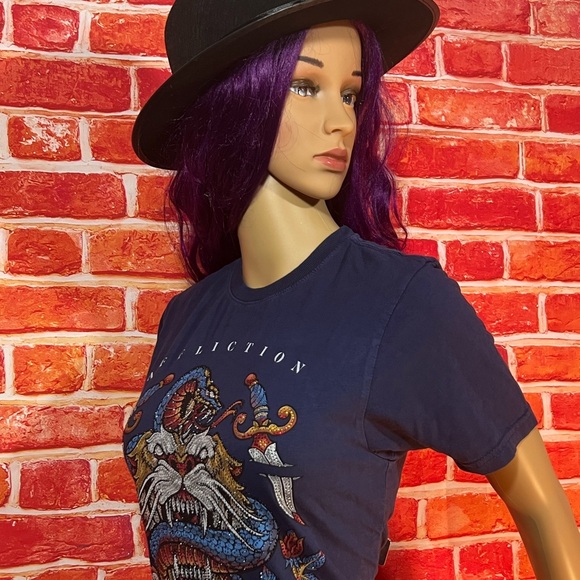 Affliction Women’s Rhinestone T-Shirt - Picture 5 of 8